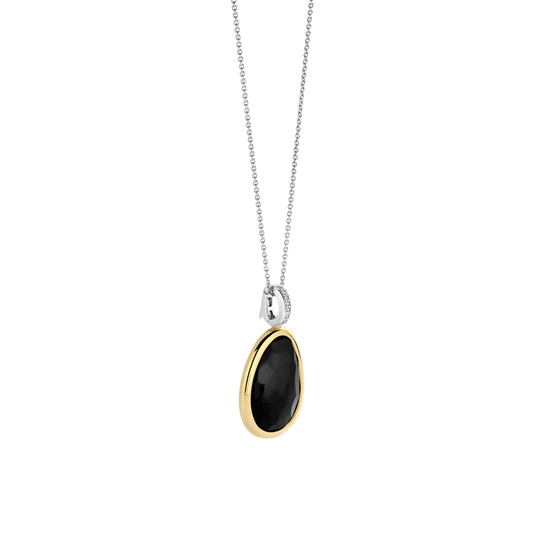 TISENTO OVAL BLACK CZ PENDANT