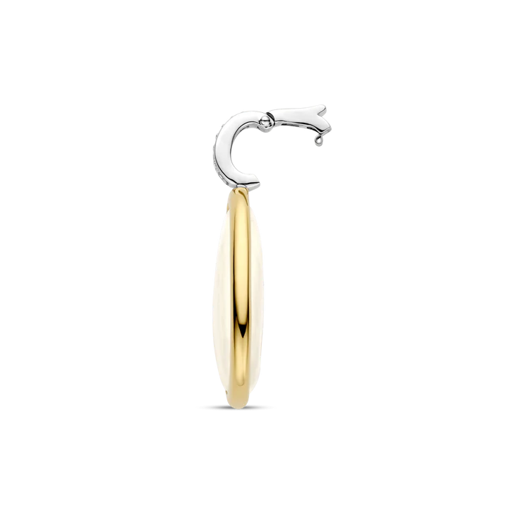 TISENTO MILKY WHITE PEBBLE PENDANT