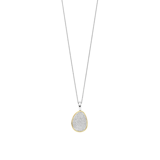 TISENTO PEAR SHAPED CZ PENDANT