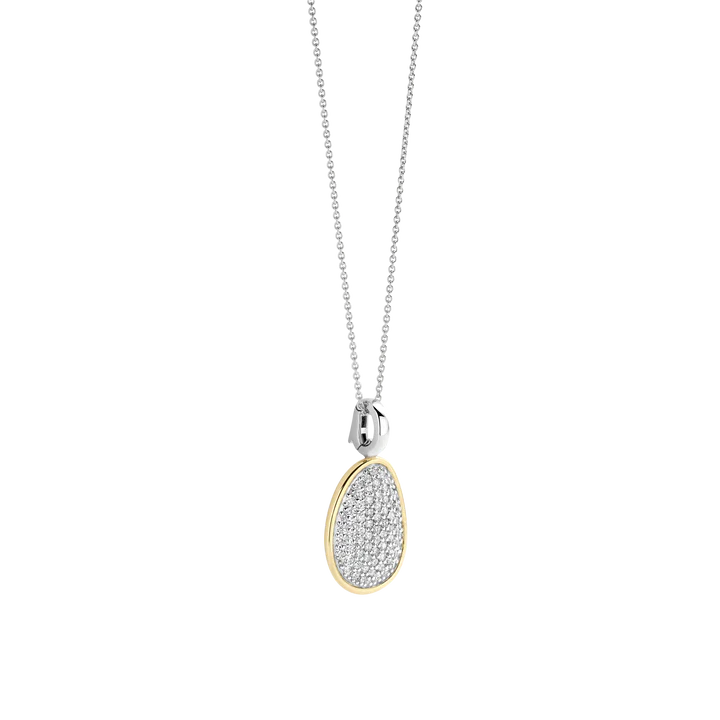 TISENTO PEAR SHAPED CZ PENDANT