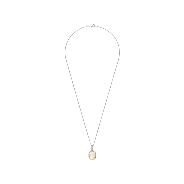 TISENTO MOTHER OF PEARL CZ PENDANT