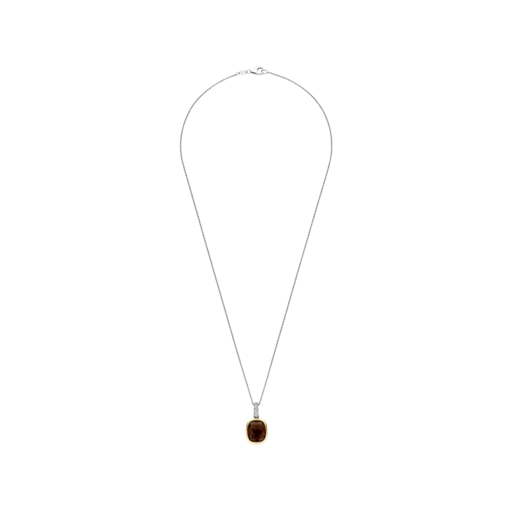 TISENTO SMOKY BROWN CZ PENDANT