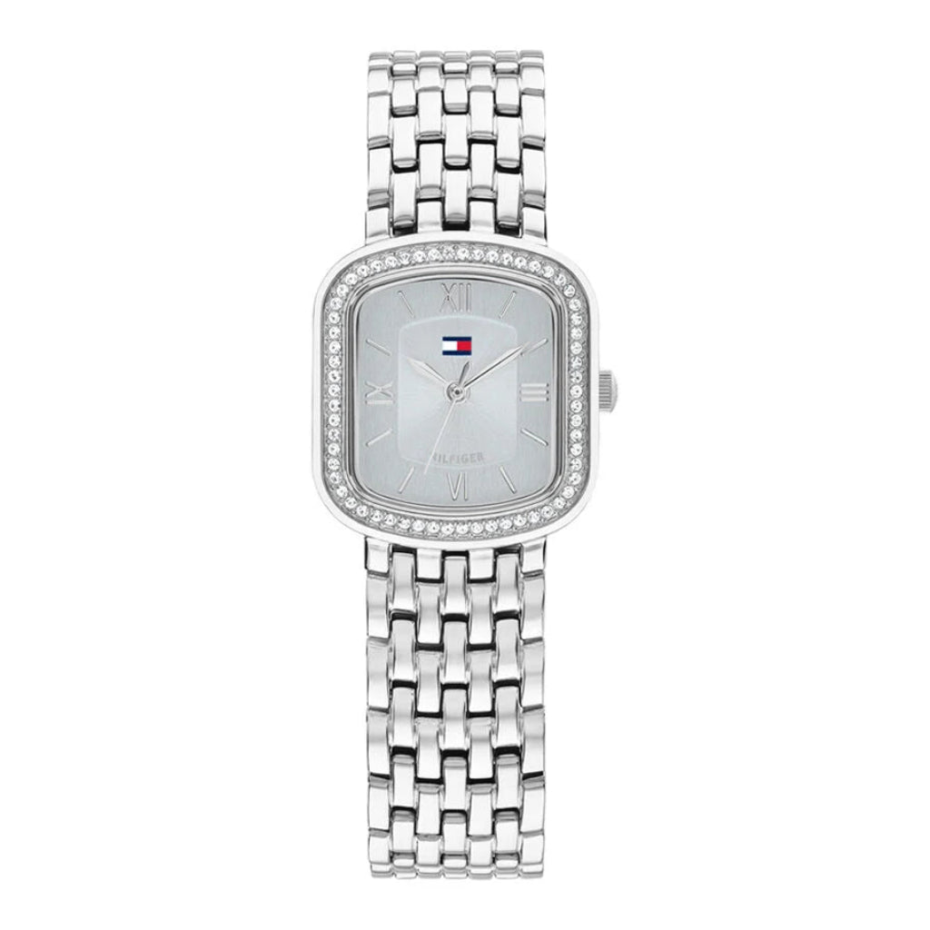 Tommy Hilfiger Zirconia Bezel Ladies Stainless Steel Watch