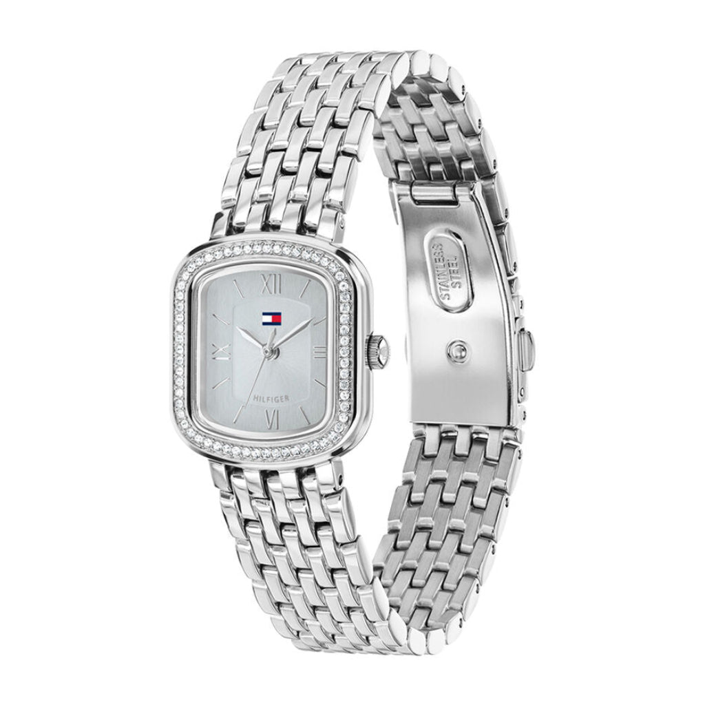 Tommy Hilfiger Zirconia Bezel Ladies Stainless Steel Watch