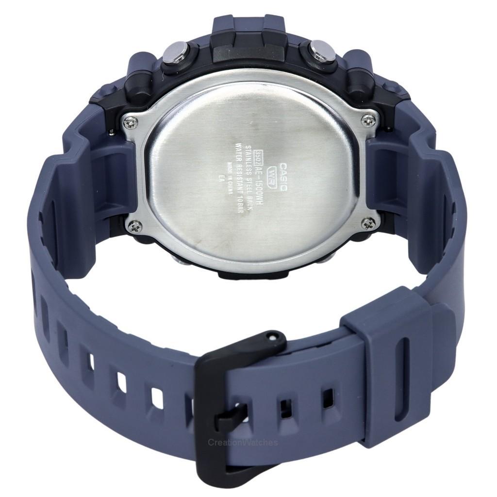 Casio Digital Gents Blue Resin Strap Watch