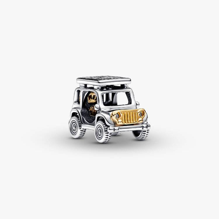 Two-tone Adventure Car Pandora Charm