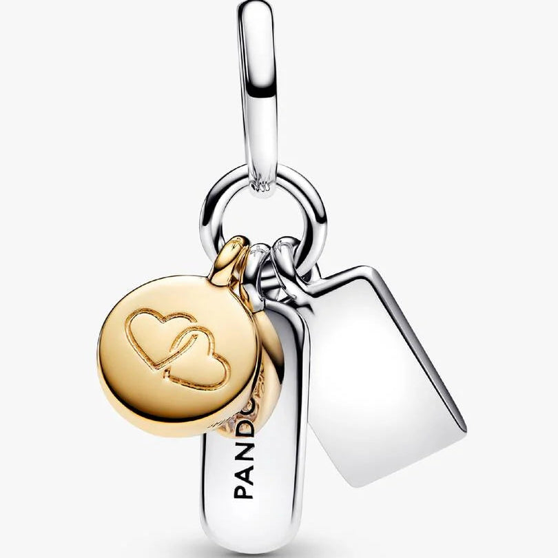 Pandora Friendship Triple Dangle Charm