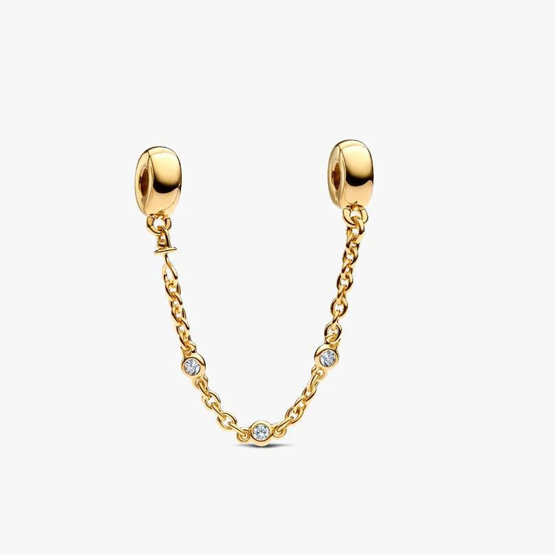 Pandora Logo Safety Chain Clip Charm