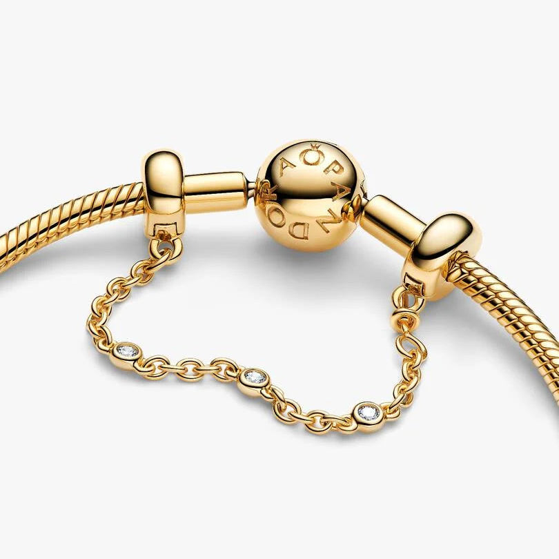 Pandora Logo Safety Chain Clip Charm