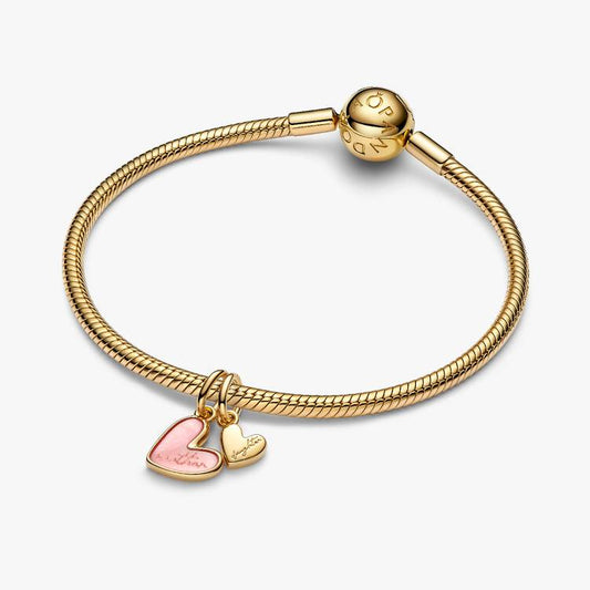 Pink Mother & Daughter Splittable Dangle Pandora Charm