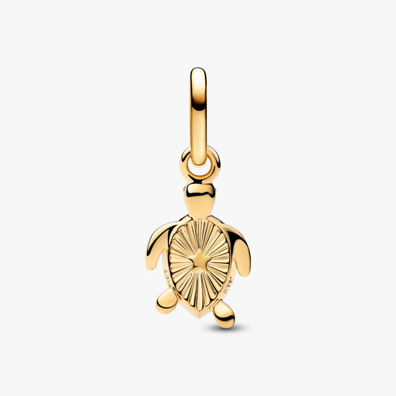 Green Turtle Mini Dangle Pandora Charm