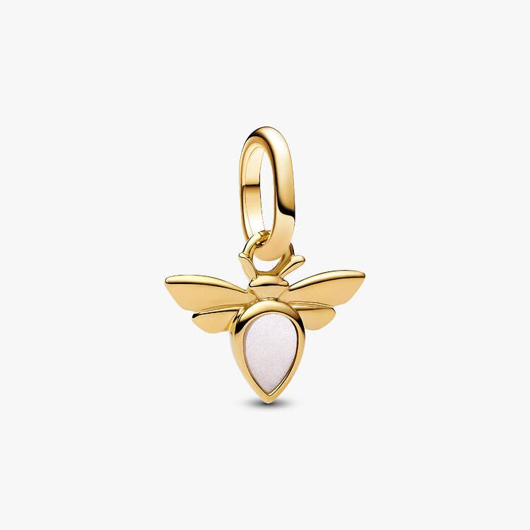 White Bee Mini Dangle Pandora Charm
