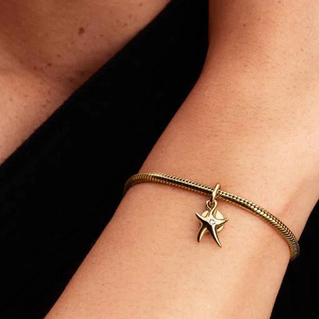 Starfish Double Dangle Charm