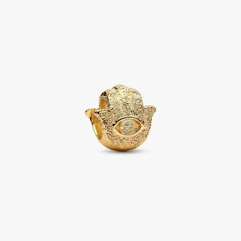 Textured Hamsa Hand Mini Pandora Charm