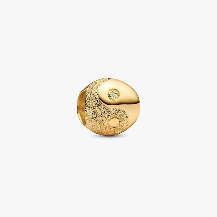 Textured Yin and Yang Mini Pandora Charm