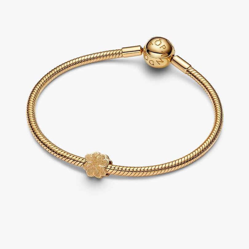 Textured Clover Mini Pandora Charm