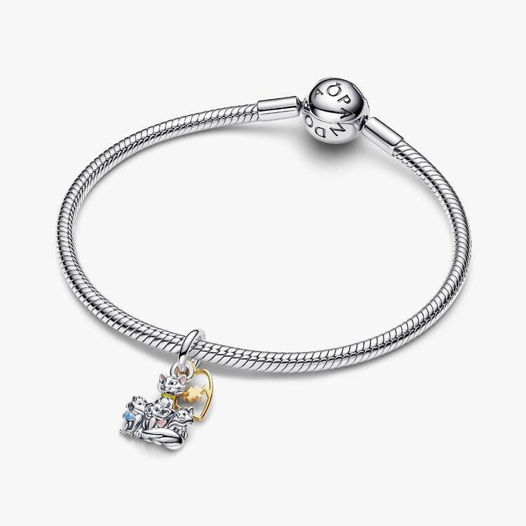 Disney Aristocats Duchess & Kittens Dangle Pandora Charm