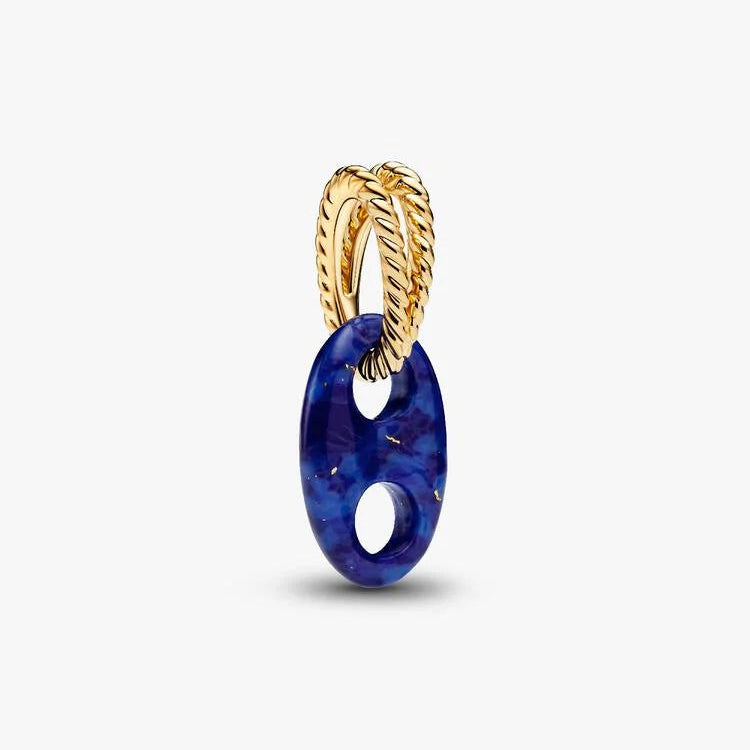 14ct Gold on Silver Sailor Knot Pendant Pandora Charm