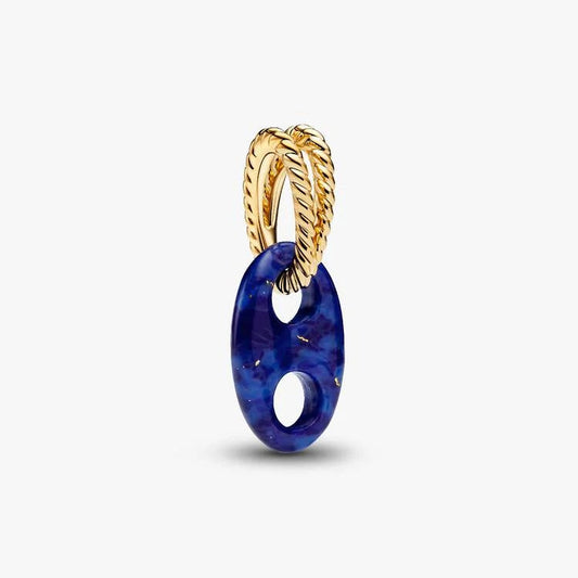 14ct Gold on Silver Sailor Knot Pendant Pandora Charm