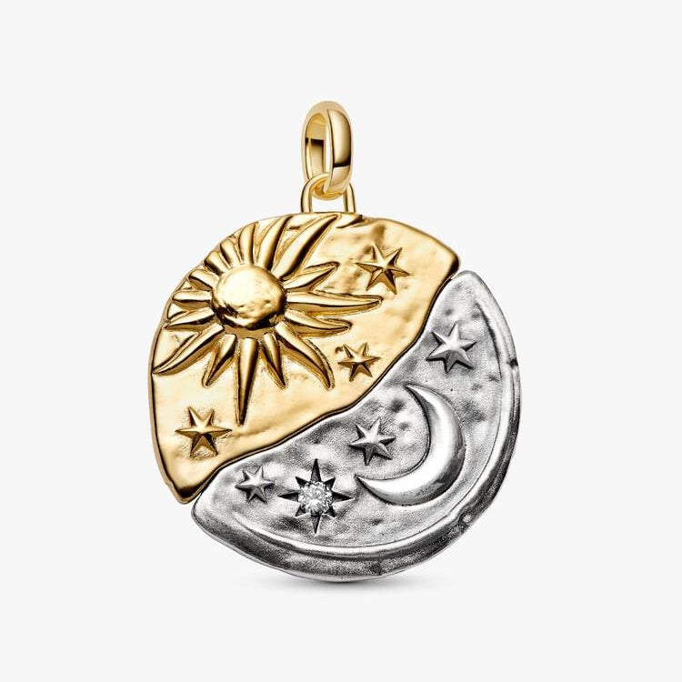 Sun & Moon Oversized Medallion Pandora Charm