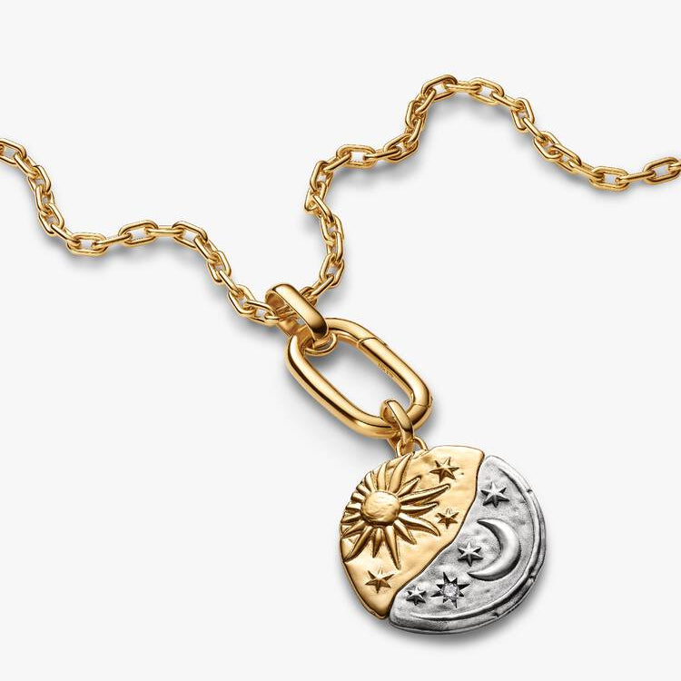 Sun & Moon Oversized Medallion Pandora Charm