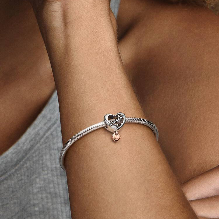 Love You Daughter Heart Pandora Charm