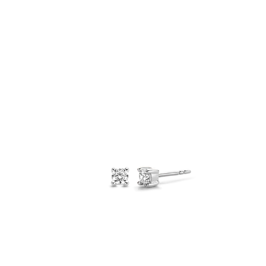 TISENTO 4MM CZ STUD EARRINGS