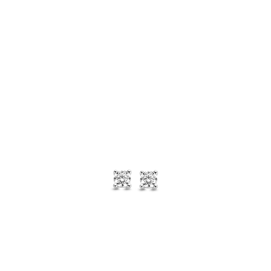 TISENTO 4MM CZ STUD EARRINGS