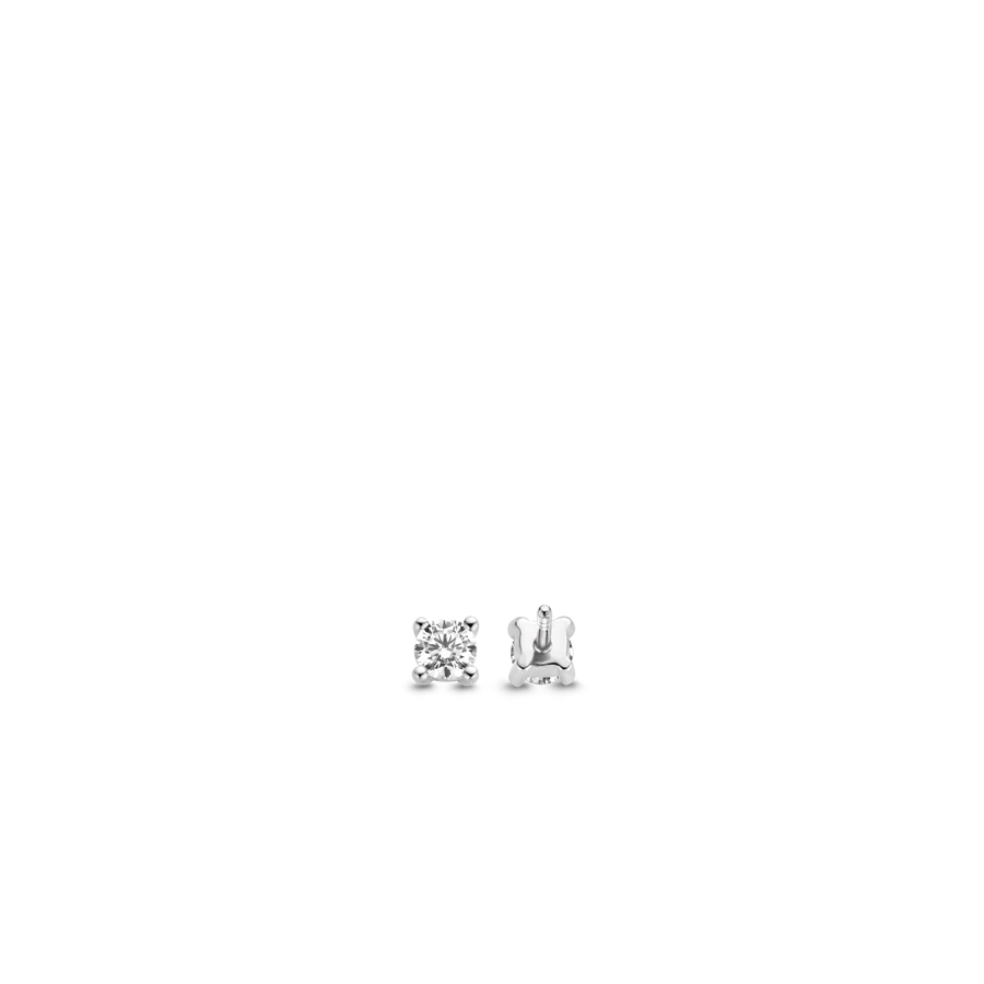 TISENTO 4MM CZ STUD EARRINGS