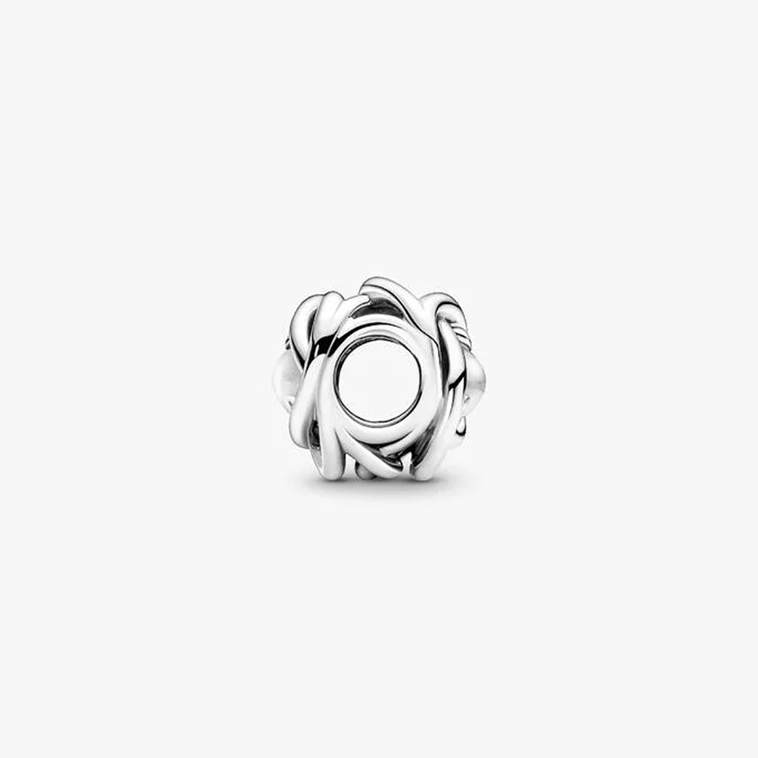 April Birthstone Eternity Circle Charm