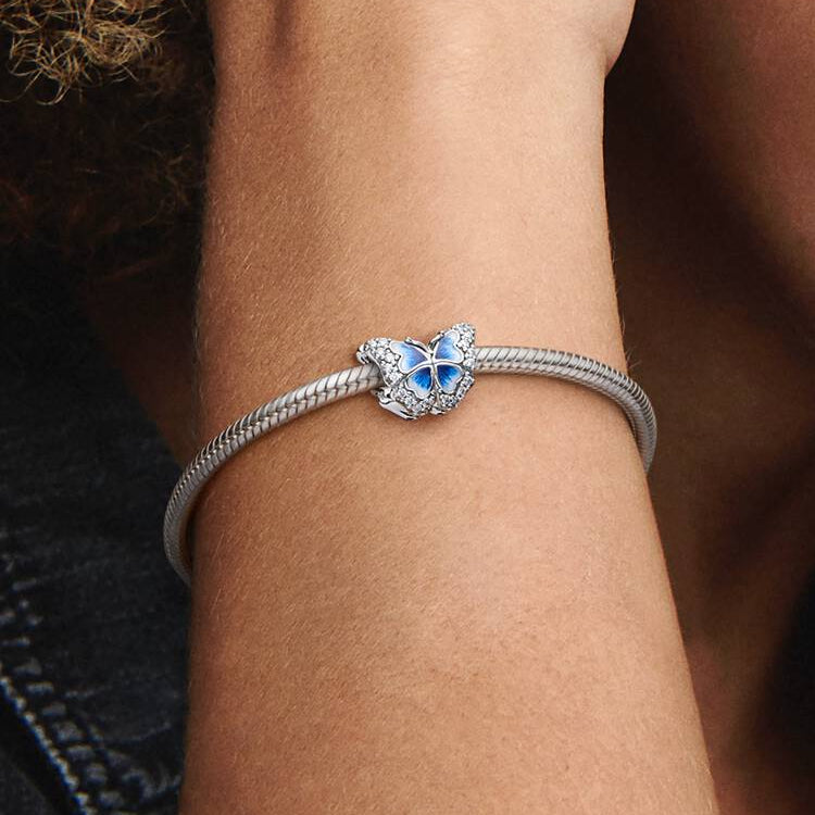 Blue Butterfly Sparkling Pandora Charm