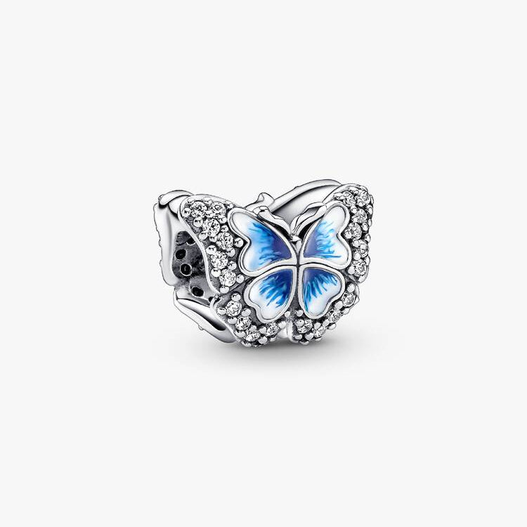 Blue Butterfly Sparkling Pandora Charm