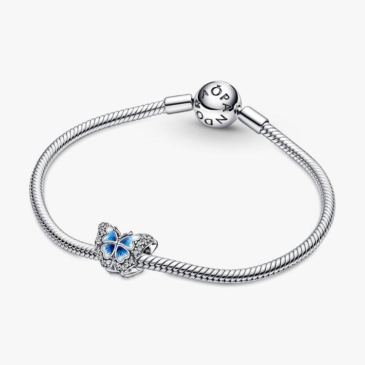 Blue Butterfly Sparkling Pandora Charm