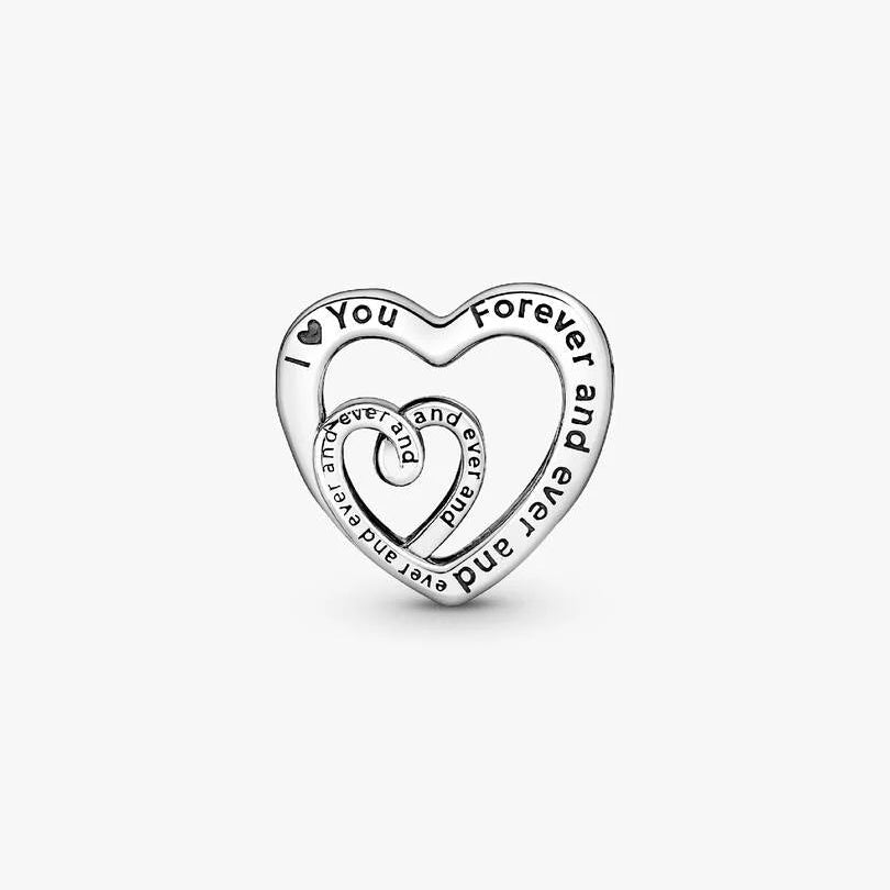 Pandora Entwined Infinite Hearts Charm