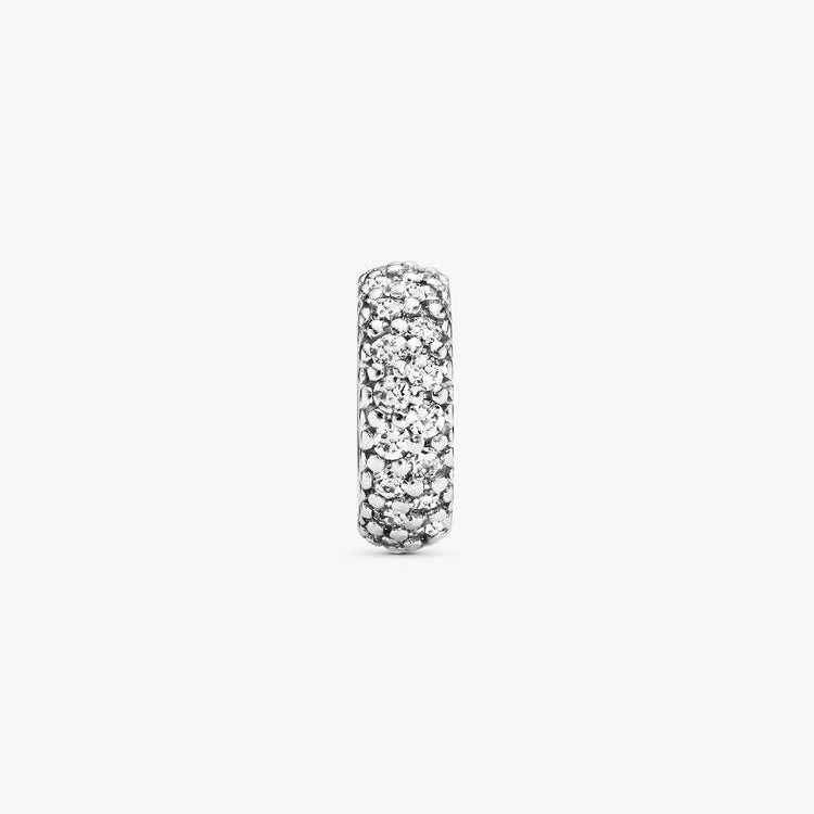 Clear Sparkle Spacer Pandora Charm