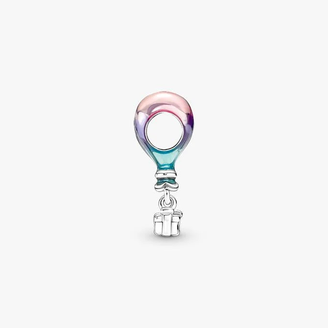 Happy Birthday Hot Air Balloon Charm