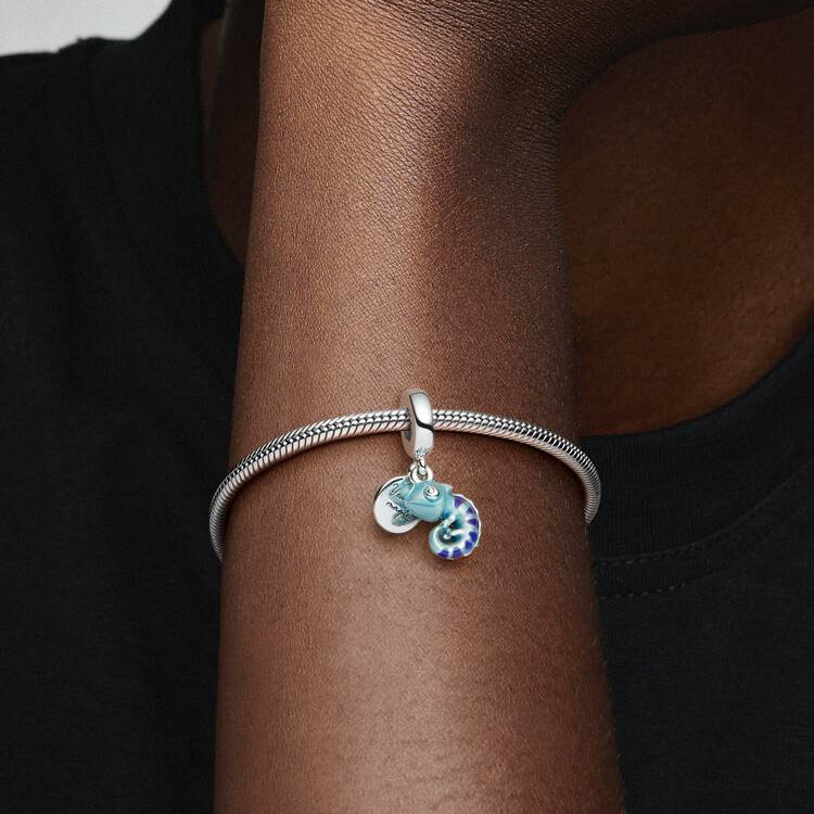 Colour-changing Chameleon Dangle Pandora Charm