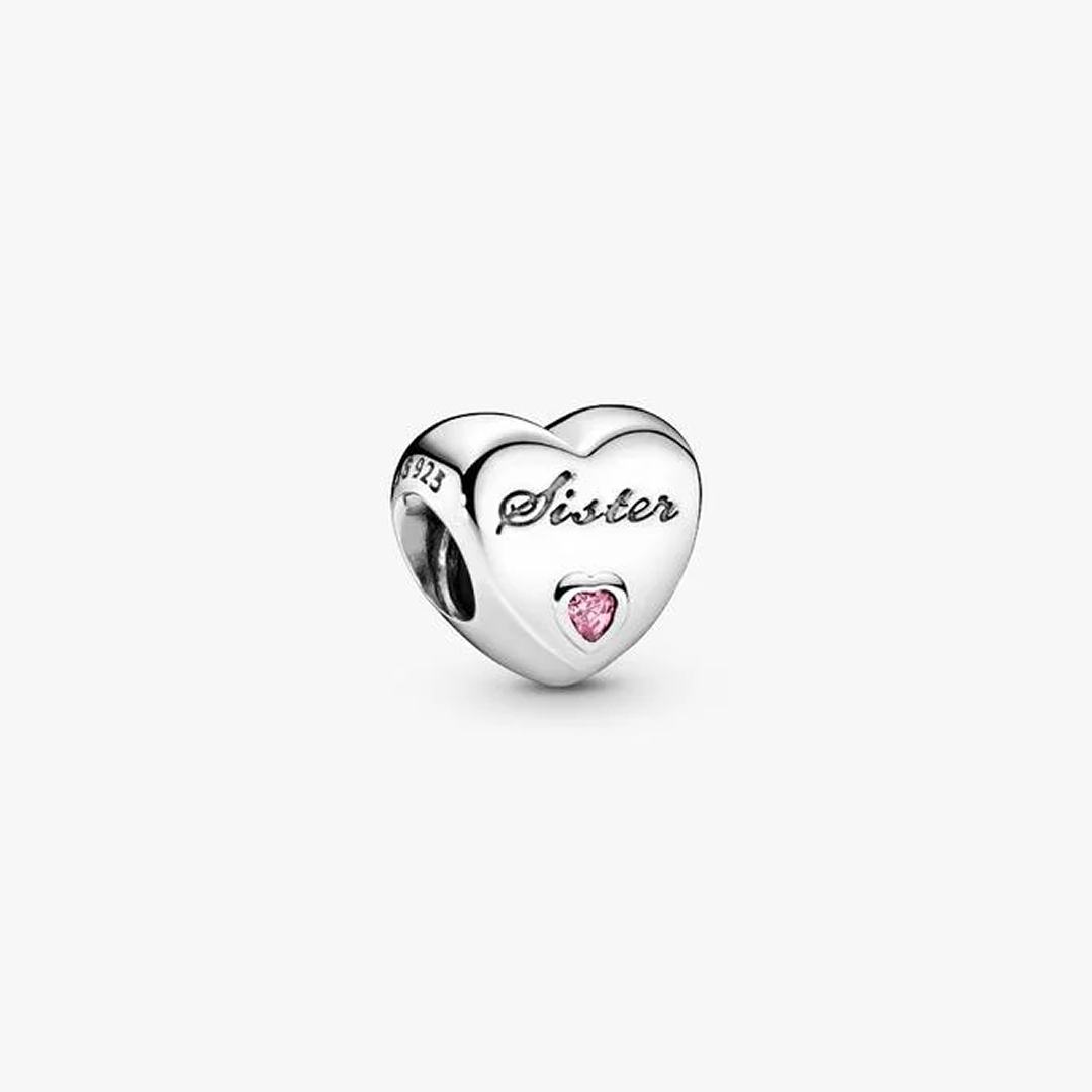 Sister Heart Charm