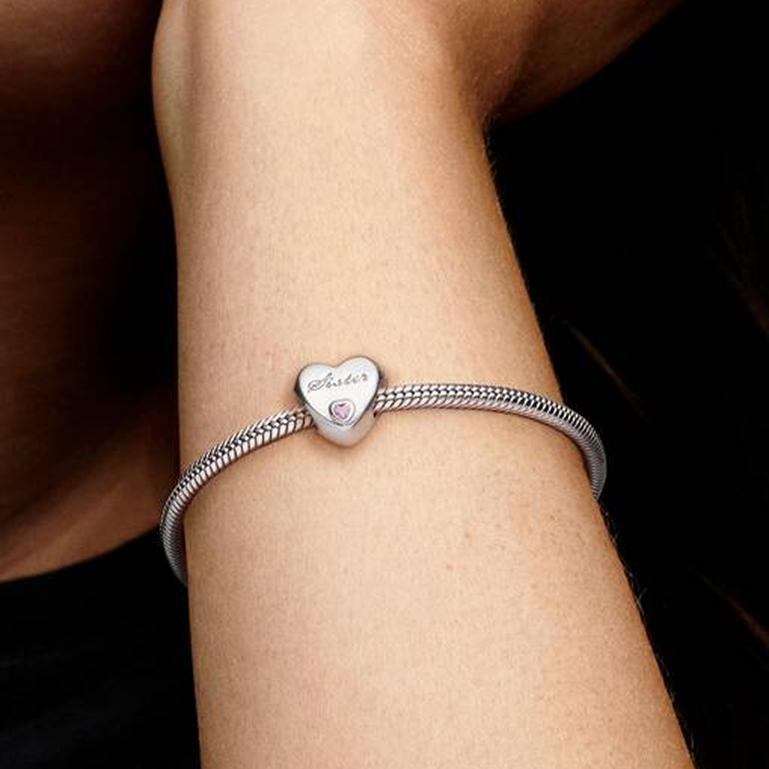 Sister Heart Charm