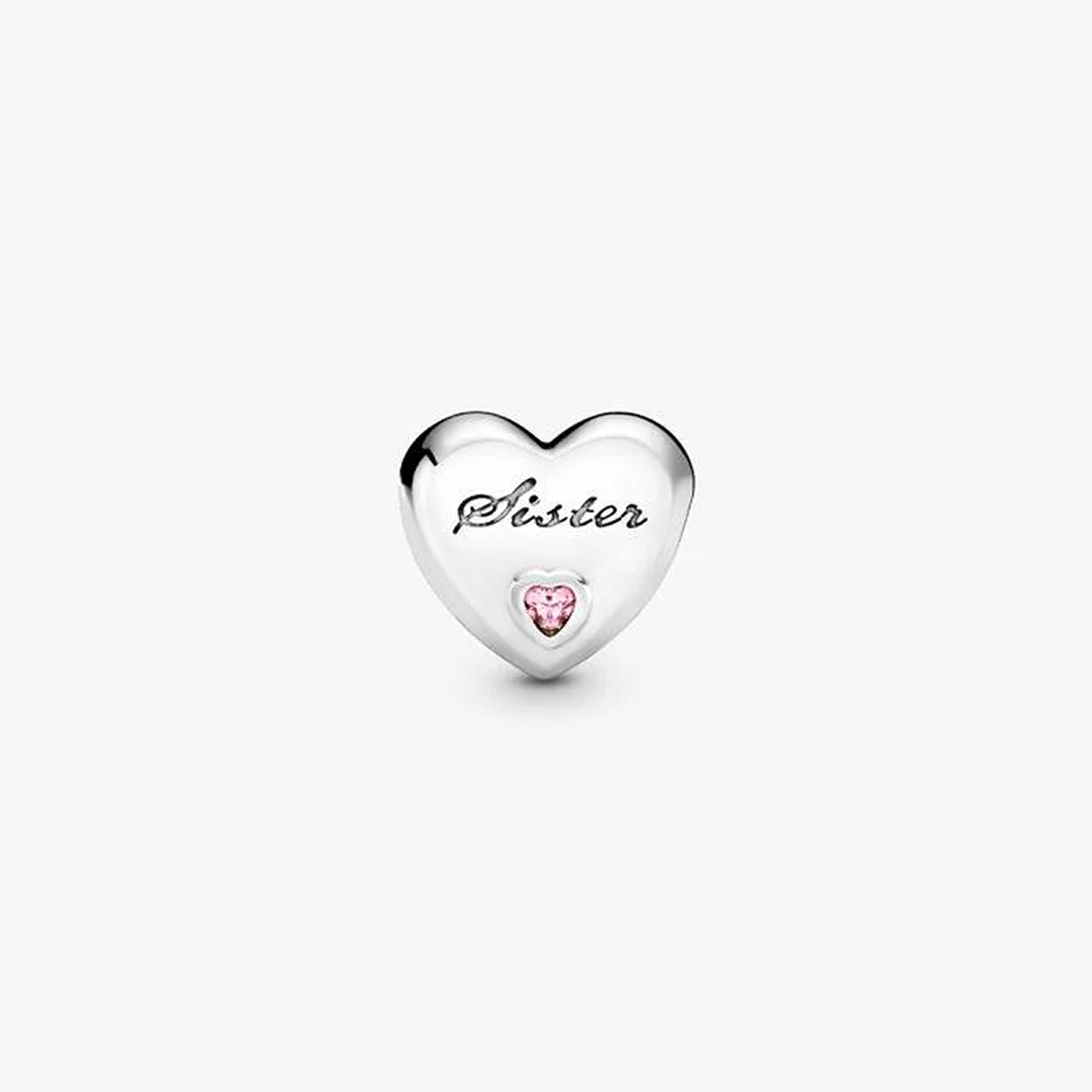 Sister Heart Charm