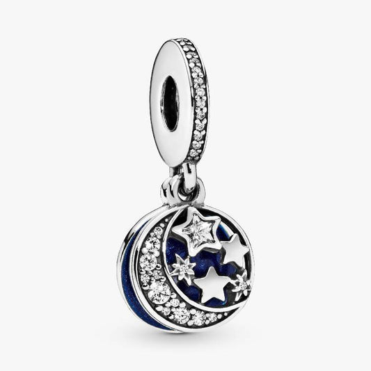 Moon & Blue Sky Dangle Pandora Charm