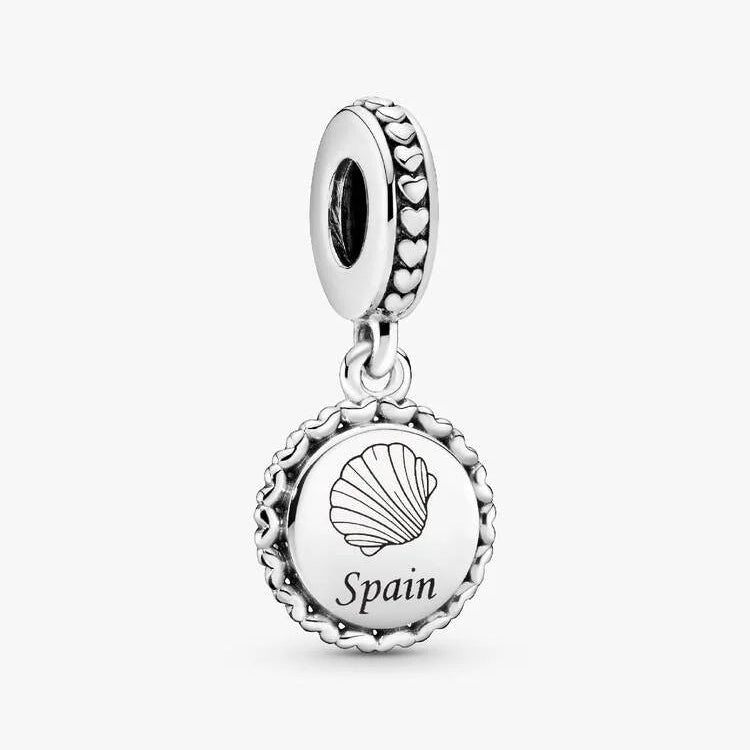 Shell and Spain Dangle Pandora Charm