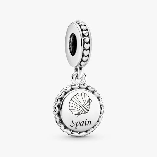 Shell and Spain Dangle Pandora Charm
