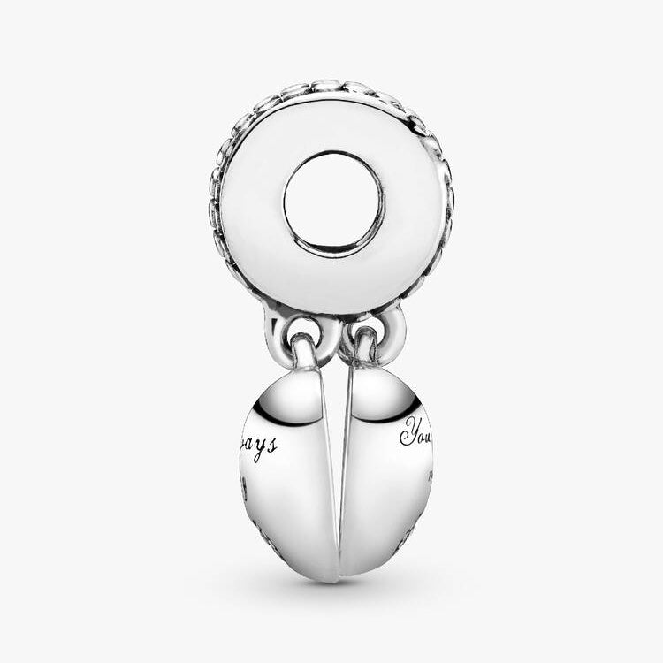 Mother & Daughter Hearts Dangle Pandora Charm