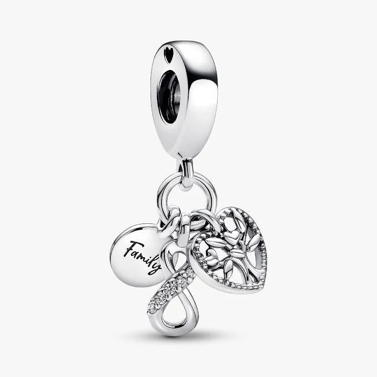 Family Infinity Triple Dangle Pandora Charm