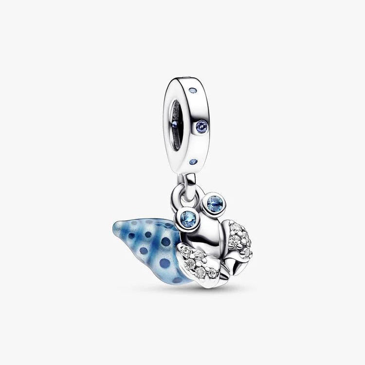Glow-in-the-dark Hermit Crab Dangle Pandora Charm