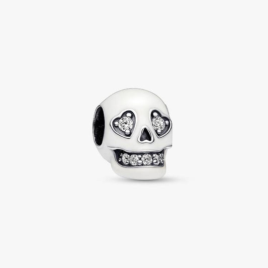 Glow-in-the-dark Sparkling Skull Pandora Charm