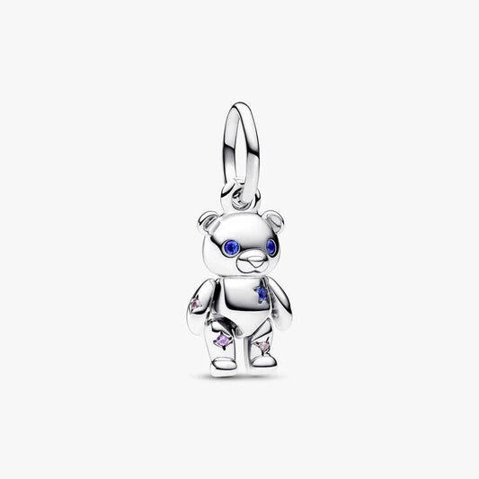 Movable Teddy Bear Dangle Pandora Charm