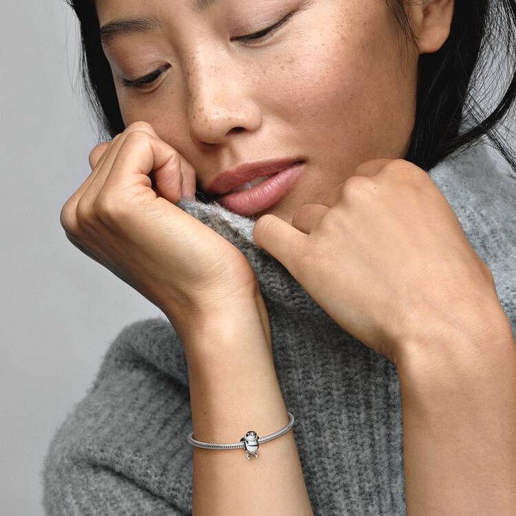 Skiing Penguin Pandora Charm
