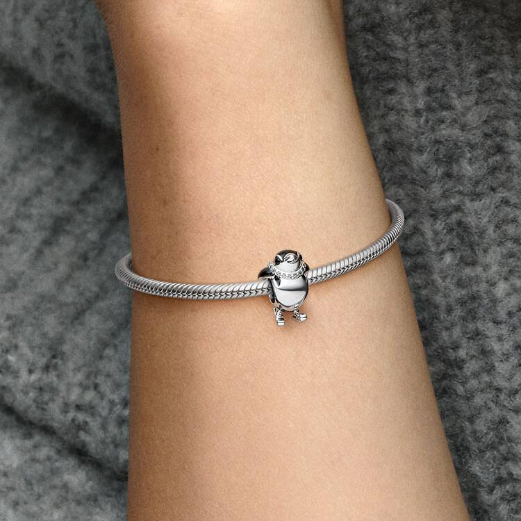 Skiing Penguin Pandora Charm